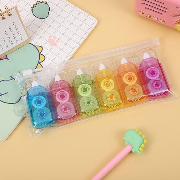 Mini Correction Tapes Set, Convenient Gradient Tape Eraser For Classroom, Small Drying Stationery Supplies For Campus And Office Usage