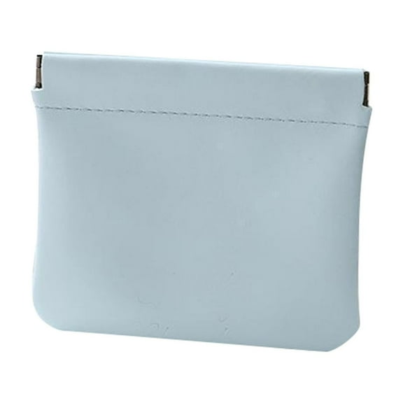 Mini Cosmetic Bag, Portable Waterproof Small Makeup Bag, No Zipper Self-Closing Small Makeup Pouch for Women, Mini Makeup Bag Travel Storage for Cosmetics Headphones Jewelry, 1 Pcs, 4.72x4.33"