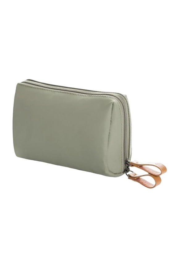 Mini Cosmetic Bag - Portable, Zipper Closure, Dacron Material, for Travel, Daily Use, and Small Accessories