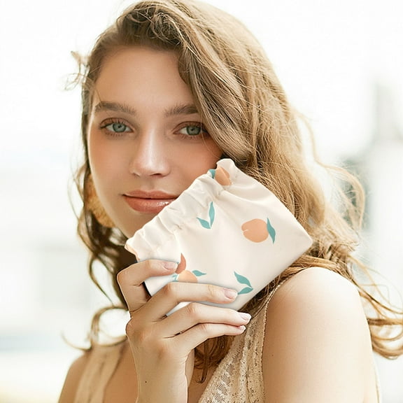 Mini Cosmetic Bag,Small Portable Makeup Pouch,Water-Resistant Lipstick Organizer,Key Change Purse,Travel Toiletry Bag with Zipper,Multi-compartment,Cute Gift Idea