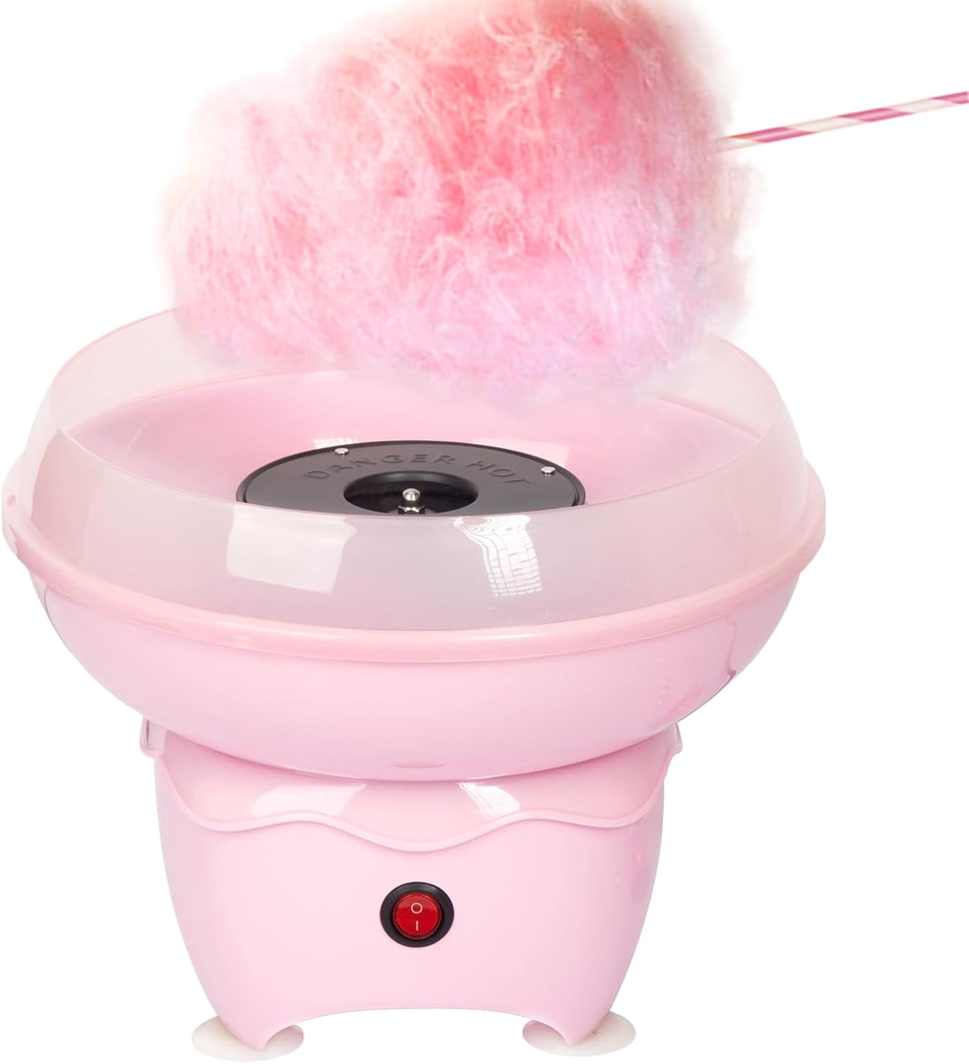 Mini Sweet Maker Machine Mini Cotton Candy Maker Machine with 25 Paper Sticks & Sugar Scoop ...
