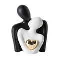 thumbnail image 1 of Mini Couple Statue Tv Stand Decor for Living Room,Abstract Bedroom Decor for Couples Sculpture Knick Knacks for Shelves,Valentine Anniversary Birthday,Show Pieces for Home Decor, 1 of 7
