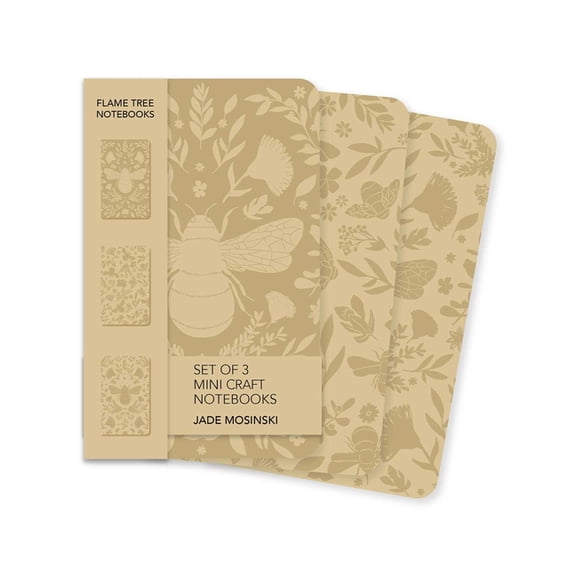 Mini Craft Notebook Collections Jade Mosinski Set of 3 Mini Craft Notebooks, (Hardcover)