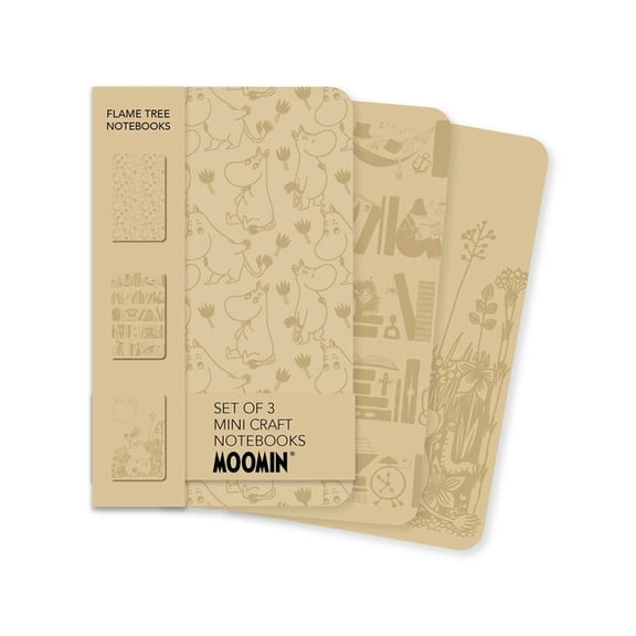 Mini Craft Notebook Collections Moomin Set of 3 Mini Craft Notebooks, (Hardcover)