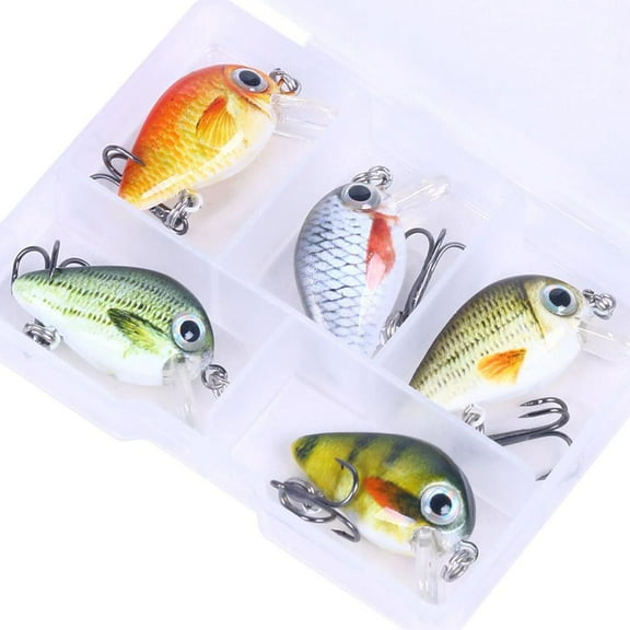 Mini Crankbait Fishing Lures Kits Swimbait Wobbler For Bass Hard ωμ Baits G5J3