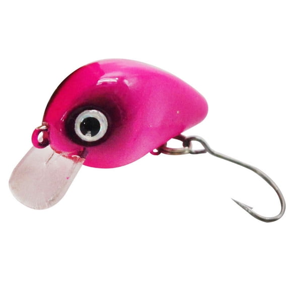Mini Crankbaits Fishing Lure | 3D Eyes Minnow Wobbler Bait - Single/Treble Hook for Carp