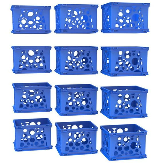 Mini Crate, Blue - Pack of 12
