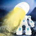 thumbnail image 1 of Mini Creative Robot Table Lamp, Unique Fun Robot Lamp, Creative Fully Posable Body bot Style Table Cordless Lamp, Eye-Friendly, Powered Mood Light for Bedroom Desk Home Decor, 1 of 5