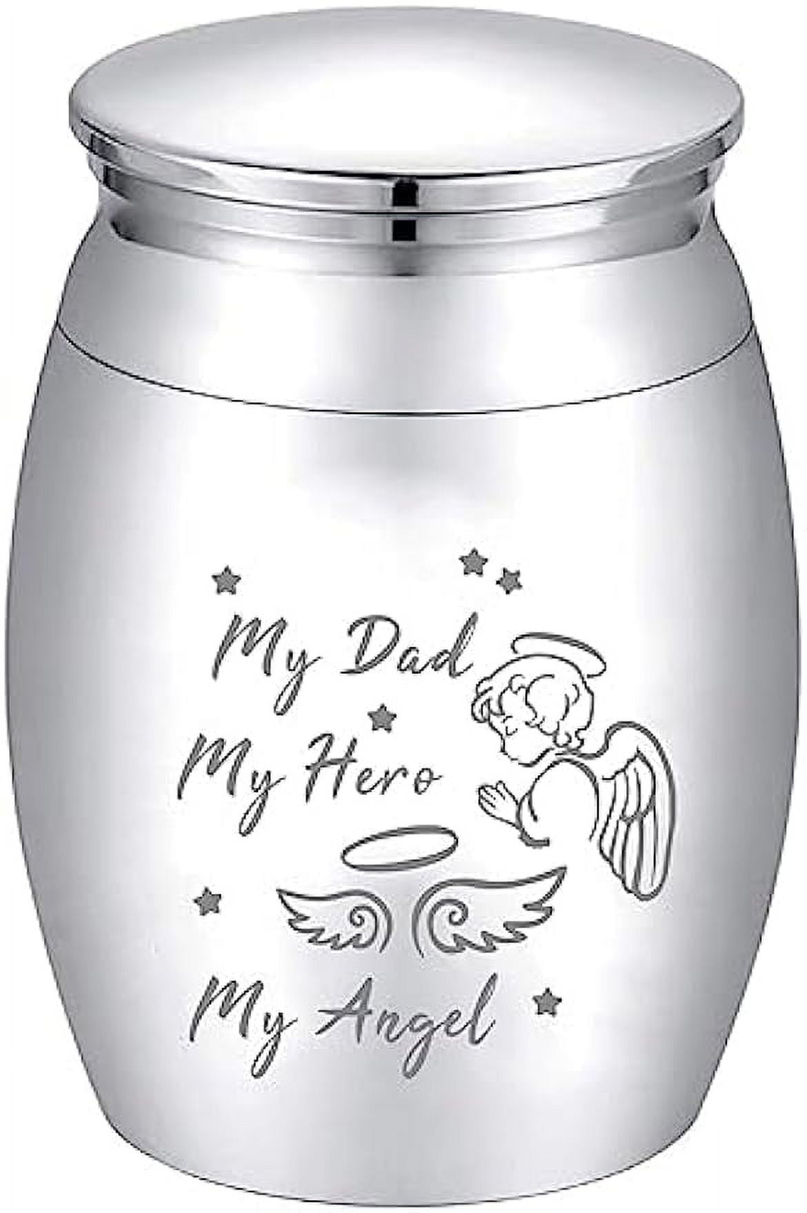 Mini Cremation Urn Small Keepsake Urns Ashes Alloy Kit My Dad Hero