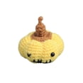 thumbnail image 1 of Mini Crochet Pumpkin Halloween Plush, Handmade Stuffed Animal Toy, Spooky Knit Jack-O-Lantern Decor, Halloween Gifts, 1.97 Inch, 1 of 6