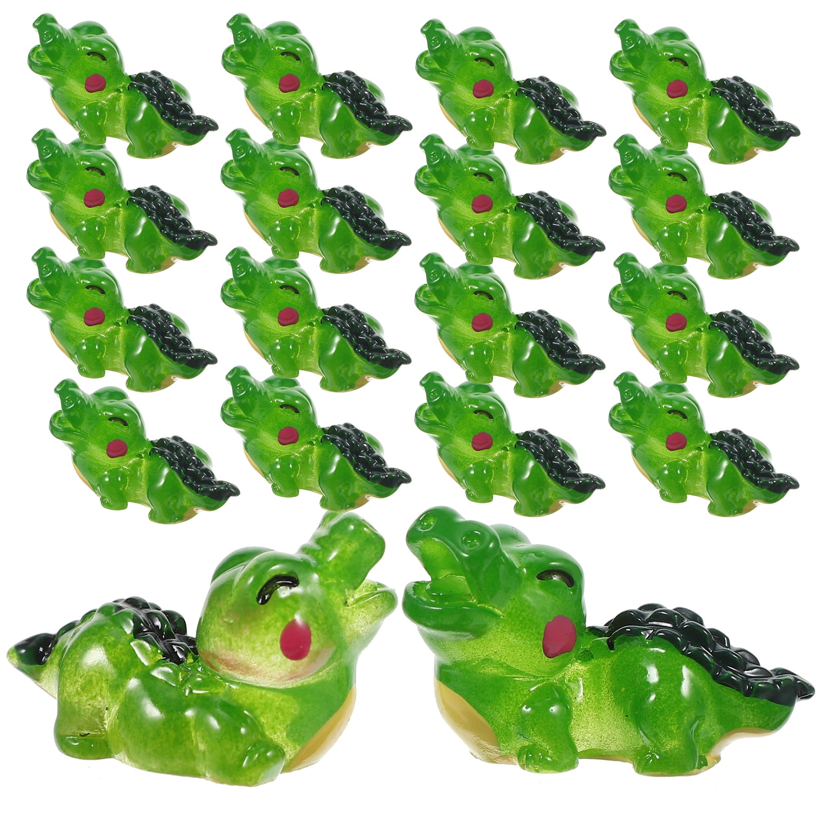 Mini Crocodile Statue Alligator Toys Miniature Animal Figurines Animals ...