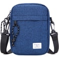 thumbnail image 1 of Mini Crossbody Bag for Men, Messenger Bag Shoulder Bag Sling Bag Passport - Blue, 1 of 7