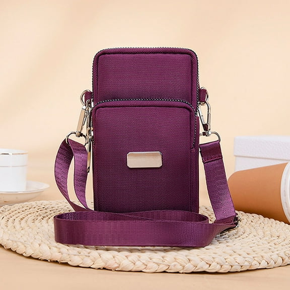 Mini Crossbody Sling Bag Chest Bag, Crossbody Chest Bag With Headphone Hole,Sling Backpack,Hiking Fanny Pack,Sport Waist Bag,Hands Free Phone Wallet Storage,For Travel Running Holiday Gifts