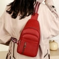 thumbnail image 1 of Mini Crossbody Sling Bag Chest Bag, European Style Leather Chest Bag,Ladies Leisure Travel Crossbody Bag,PU Small Backpack,Vintage Stylish Shoulder Bag,Versatile Casual Tote Holiday Gifts, 1 of 6