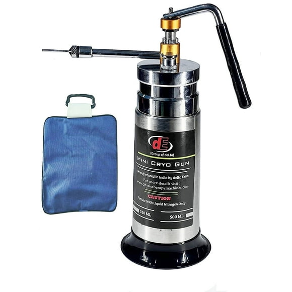 Mini Cryo Sparyer Liquid Nitrogen (LN2) Sprayer Freeze Treatment Instrument Empty Tank 5 Heads Freeze 350 ml (11.8oz) capacity - Empty
