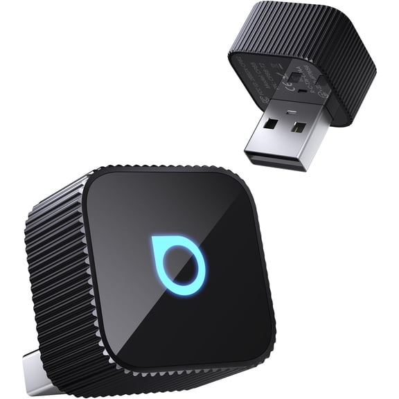 Mini Cube 3.0 Wireless CarPlay & Android Auto Adapter 2026 Plug Play, Fast Auto-Reconnect (Black)