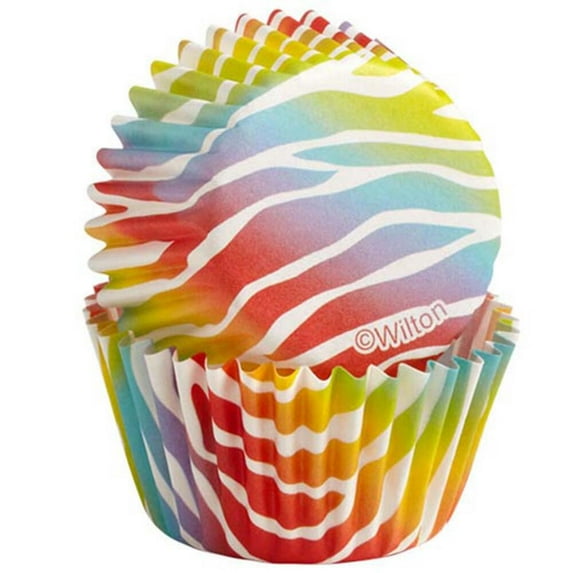 Mini Cup Zebra Brights 100ct