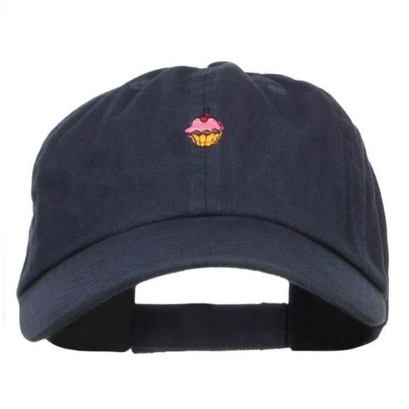 Mini Cupcake Embroidered Low Cap - Navy OSFM