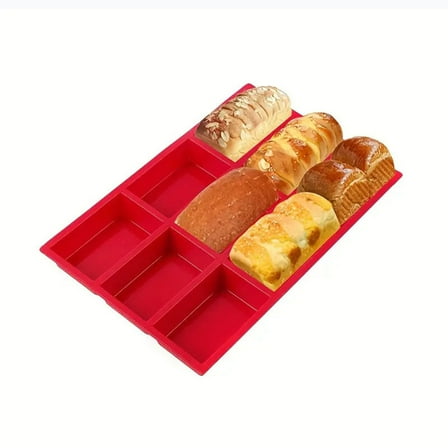Mini Cupcake Pans,9 Hole Rectangular Connected Silica,Silicone Mini Muffin Pan Set,Cups Cupcake Pan,Nonstick Silicone Baking Pan,Mini Muffin Tin and Dishwasher(1pc 12*8in)