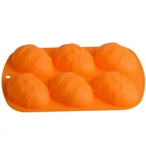 Mini Cupcake Pans,DIY Dinosaur Eggs Chocolate Kitchen Baking Tools,Silicone Mini Muffin Pan Set,Cups Cupcake Pan,Nonstick Silicone Baking Pan,Mini Muffin Tin and Dishwasher(Orange 10*7in)