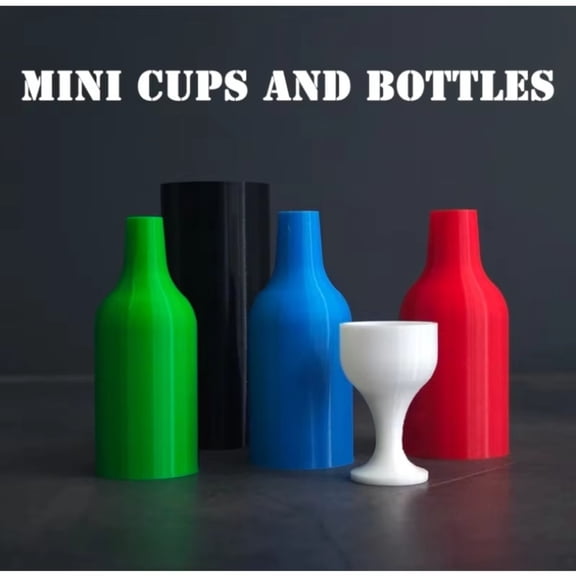 Mini Cups and Bottles Classic Magic Tricks Illusions Gimmicks Magician Stage Magia Props Beginner Party Show Illusions Funny