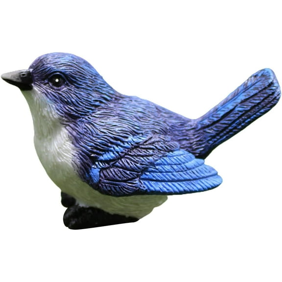 Mini Cute Bird Statue Landscape Ornament, Christmas Garden Decoration Bird/ Bird Nest Sculpture, Desktop Decoration Resin Table Top Car Ornamental Statue