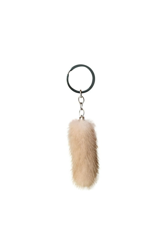 Mini Cute Real Tail Key Chain Pendant for Cars and Bags - Stylish and Accessory for Everyday Use