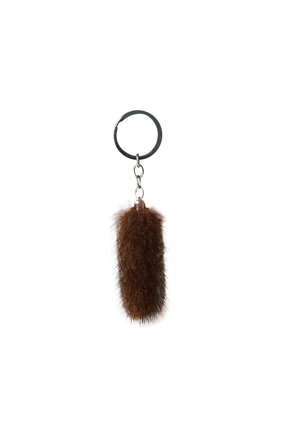 Mini Cute Real Tail Key Chain Pendant for Cars and Bags - Stylish and Accessory for Everyday Use