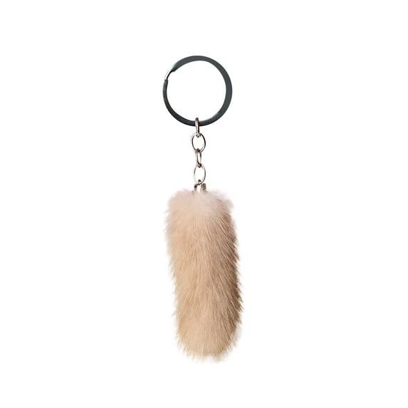 Mini Cute Real Tail Key Chain Pendant for Cars and Bags - Stylish and Accessory for Everyday Use