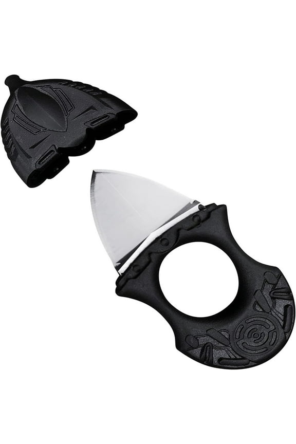 Mini Cutter, Dienrx Huaao Ultra Small Fixed 0.8In 440C Stainless Steel with Abs Handle Mini Edc Necklace for Gift Collection Cutting, 1X Small Knife