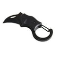 thumbnail image 1 of Mini Cutter Sharp Blade Drop-resistant Foldable Anti-rust Stainless Steel Backpack Hanging Mini Cutter Key Ring Outdoor Supplies-Black, 1 of 8