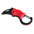 thumbnail image 1 of Mini Cutter Sharp Blade Drop-resistant Foldable Anti-rust Stainless Steel Backpack Hanging Mini Cutter Key Ring Outdoor Supplies-Red, 1 of 6