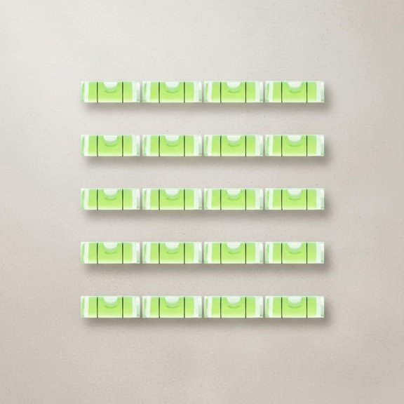 Mini Cylindrical Level 20pcs, Small Horizontal Bubble Levels - Bubble Spirit Level Measuring Tools for Construction, DIY, and Layout