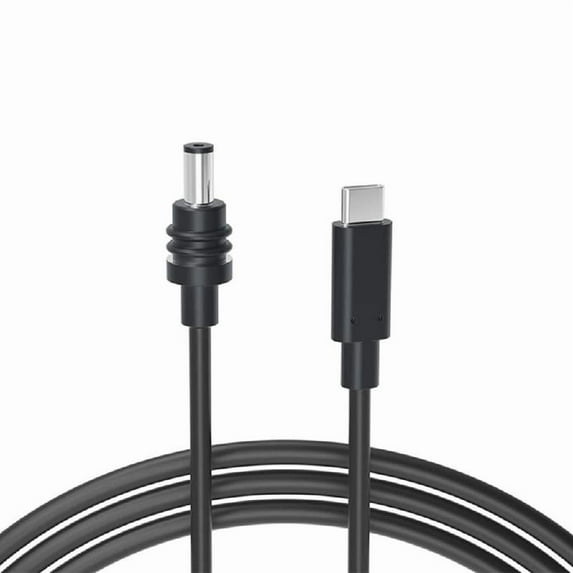 Mini DC5521 To Type C/5.5x2.1mm Charging Cable Powerful Transfer Up To 100W Durability PVC Insulation Weatherproof Plug