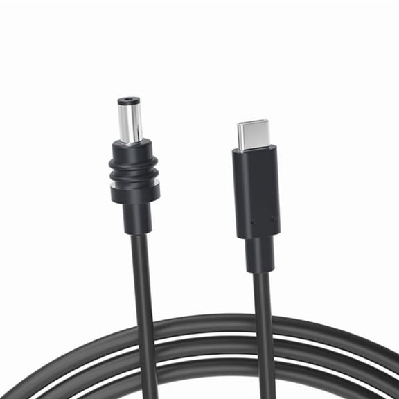 Mini DC5521 To Type C Cable Supporting 100W Power Ideal For Home, Travel Outdoor