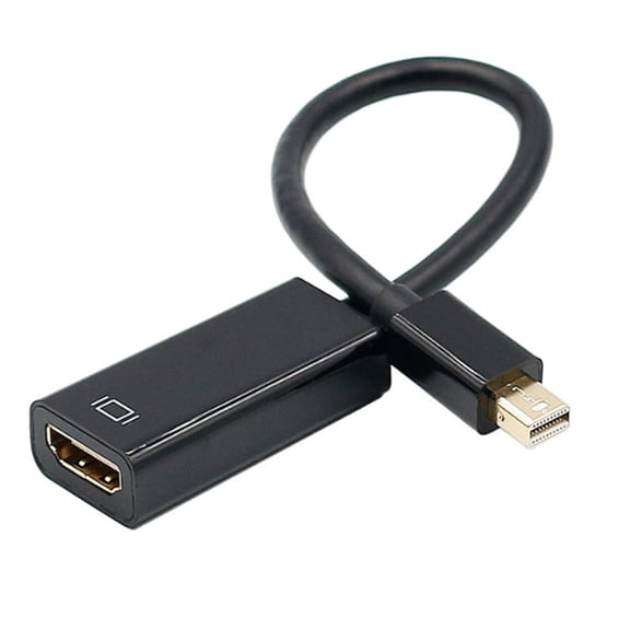 Mini DP to HDMI Adapter, 1080P Full HD Video Converter, Thunderbolt to HDMI Cable for Laptop, PC, Monitor, Projector, TV (Compatible with Macbook, Surface, Dell)