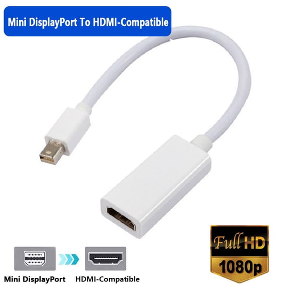 Mini DP Thunderbolt to HDMI-compatible Adapter Connecto Converter 4K 2K 1080P For MacBook surface laptop TV monitor projector
