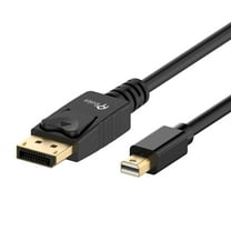 Mini DP to DP Cable, Rankie® Gold Plated Mini DisplayPort to DisplayPort Cable 4K Resolution Ready 6ft