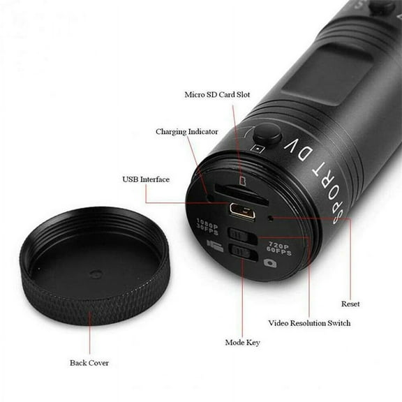 Mini DV Camera Full 1080P HD AVI Video Recorder For Car Bike Motorcycle Helmet