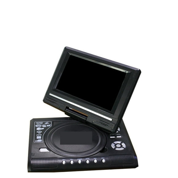 Mini DVD Player 7.8 Inch Desktop Digital Smart TV CD Disc Players With Remote Control Portable Travel Theatre ,Easy to Use