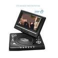 thumbnail image 1 of Mini DVD Player 7.8 Inch Desktop Digital Smart TV CD EVD Disc Players Remote Control Portable Travel 270° Rotatable Screen ,Swivel Screen, 1 of 5