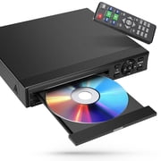 DVD Player, 1080P Region Free DVD Players for TV with HDMI/RCA Output, DVD CD Player for Home Built-in PAL/NTSC Support USB Input