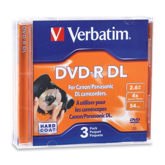 Mini DVD-R DL 2.6GB 4x 3pk Jewel Case