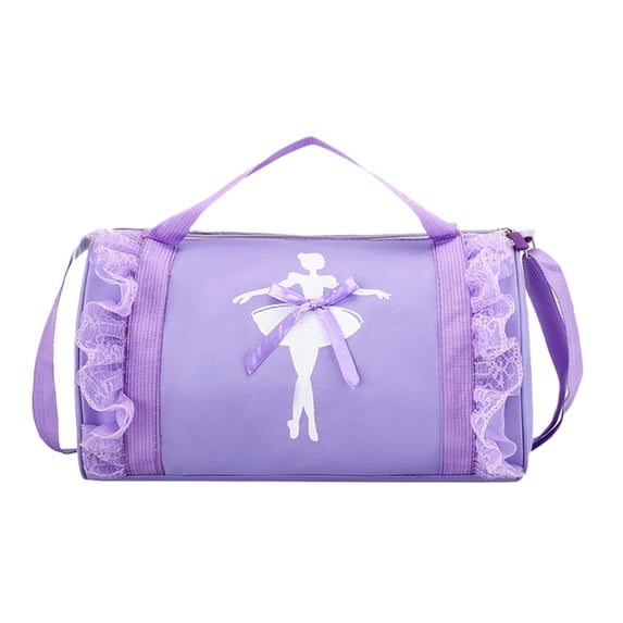 Mini Dance Ballet Tutu Bag, Small Duffle Bag for Girls, Lace Design with Zipper & Adjustable Straps, Ideal Gift for Girls