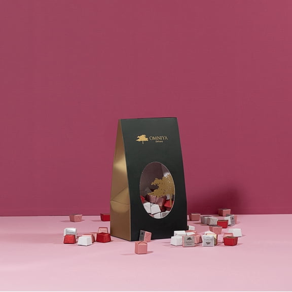 OMNIYA Delicacy Mini Dark Chocolate Variety 100 Pieces