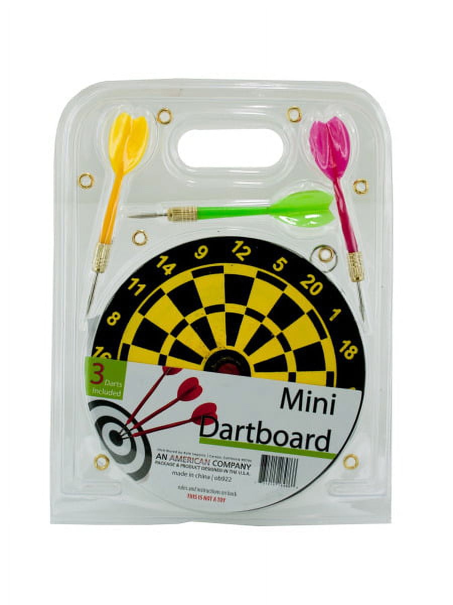 Mini Dartboard Set, 12 Count