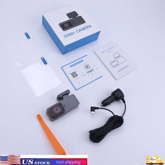 Mini Dash Cam Front 1080P Dash Camera for Cars Dashcam Recorder Built-in 2.4G WiFi Wireless with APP Control Single Car Camera Included 32G Card Night Vision G-Sensor 24H Parking Mode