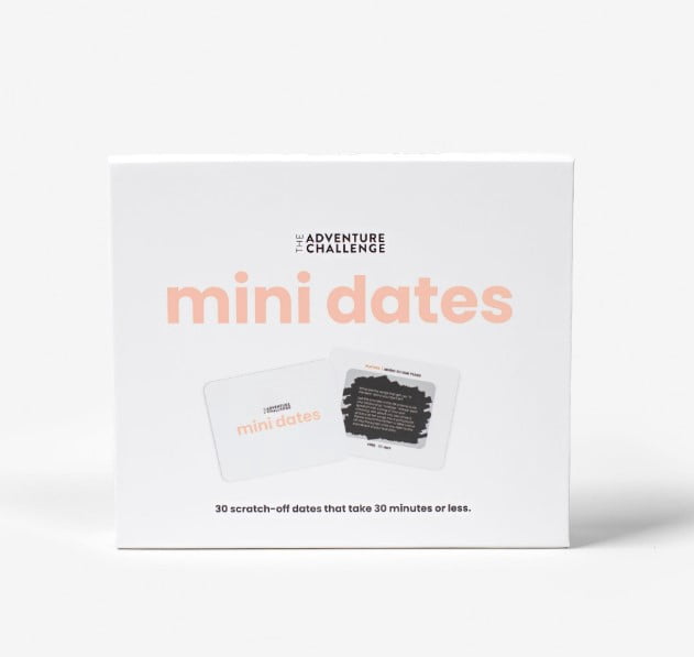 The Adventure Challenge Mini Dates Scratch-Off Game Book - Perfect for Couples