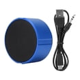 thumbnail image 1 of Mini Dazzling Color Metal Bluetooth Speaker With LED Breathing Light TF Card Slot (Blue), 1 of 8