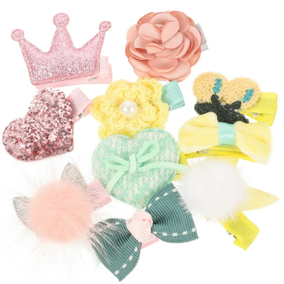 Mini Decor Beauty Products 10 Pcs Dog Hairpin Bow Tie Headband Barrettes Knot Clips Bows Pet Baby